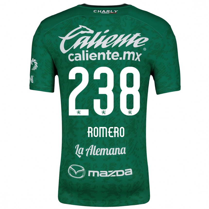 Kids Football Paulo Romero #238 Green White Home Jersey 2024/25 T-Shirt Uk