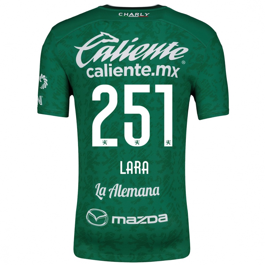 Kids Football Tristán Lara #251 Green White Home Jersey 2024/25 T-Shirt Uk