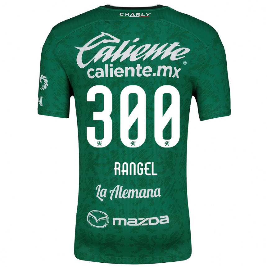 Kids Football Luis Rangel #300 Green White Home Jersey 2024/25 T-Shirt Uk