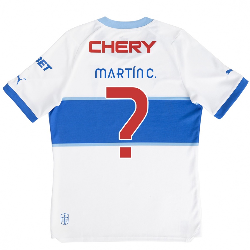 Kids Football Martín Contreras #0 White Blue Home Jersey 2024/25 T-Shirt Uk