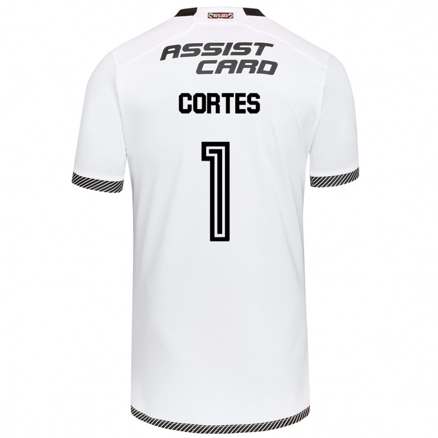 Kids Football Brayan Cortés #1 White Black Home Jersey 2024/25 T-Shirt Uk