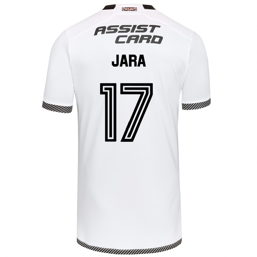 Kids Football Ignacio Jara #17 White Black Home Jersey 2024/25 T-Shirt Uk