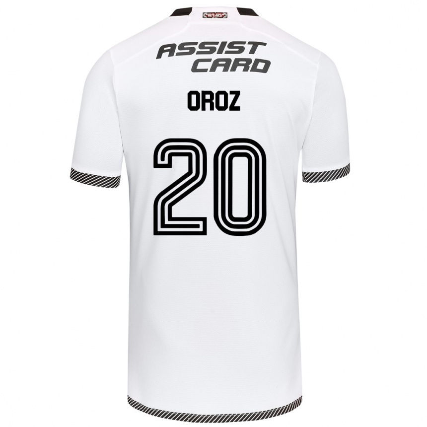 Kids Football Alexander Oroz #20 White Black Home Jersey 2024/25 T-Shirt Uk