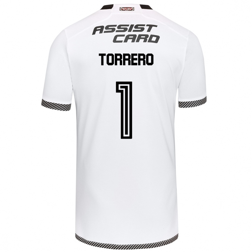 Kids Football Ryann Torrero #1 White Black Home Jersey 2024/25 T-Shirt Uk