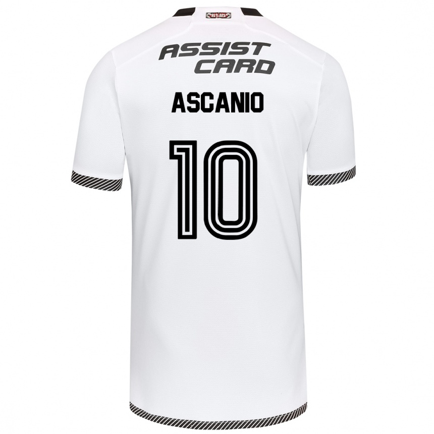 Kids Football Yusmery Ascanio #10 White Black Home Jersey 2024/25 T-Shirt Uk