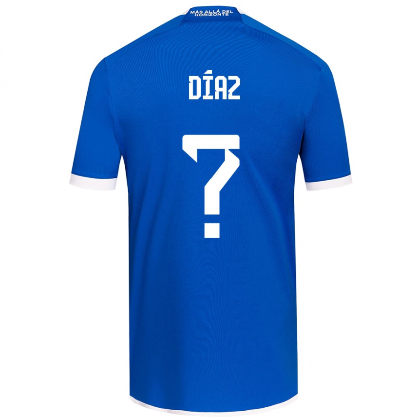 Kids Football Antonio Díaz #0 Blue White Home Jersey 2024/25 T-Shirt Uk