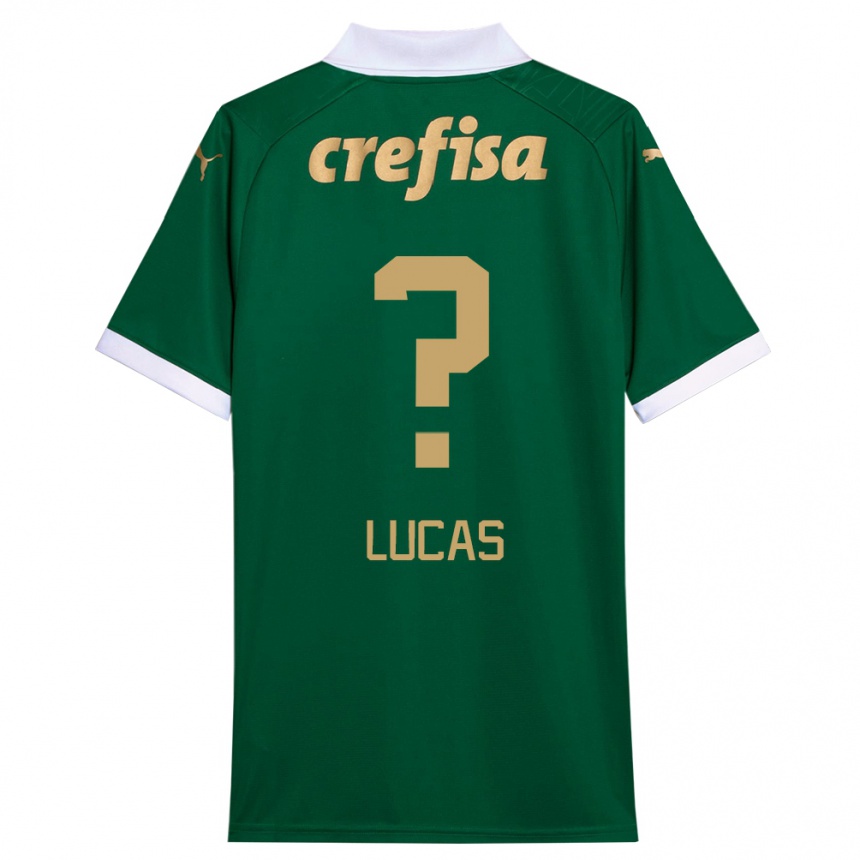 Kids Football André Lucas #0 Green White Home Jersey 2024/25 T-Shirt Uk