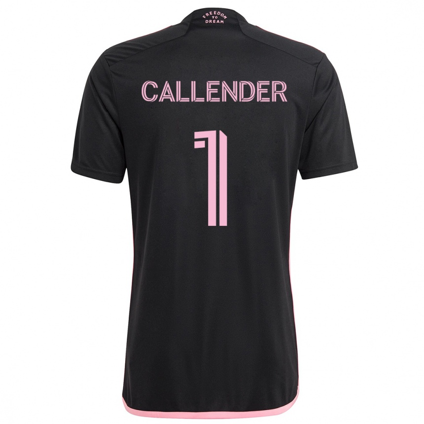 Kids Football Drake Callender #1 Black Away Jersey 2024/25 T-Shirt Uk