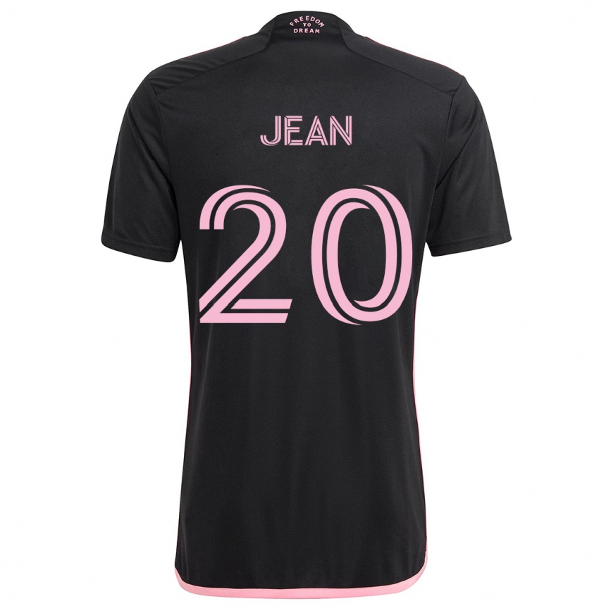 Kids Football Corentin Jean #20 Black Away Jersey 2024/25 T-Shirt Uk