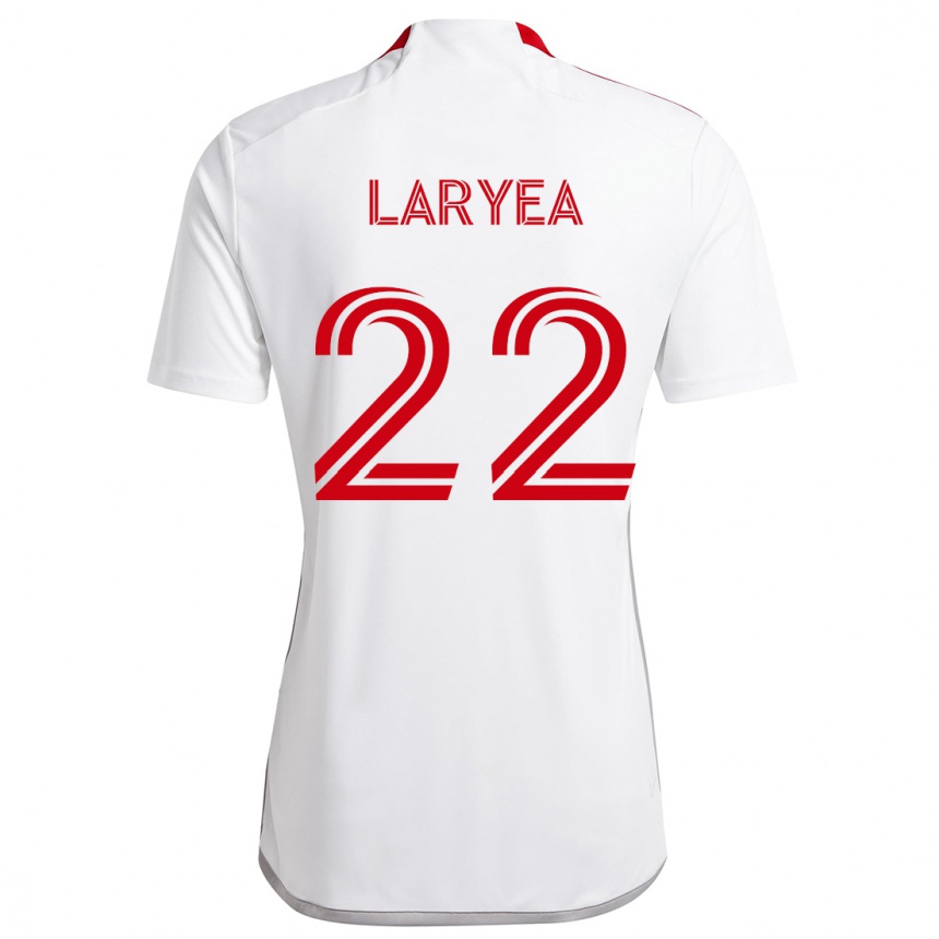 Kids Football Richie Laryea #22 White Red Away Jersey 2024/25 T-Shirt Uk