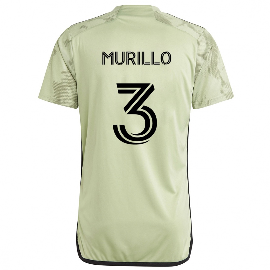 Kids Football Jesús Murillo #3 Light Green Away Jersey 2024/25 T-Shirt Uk