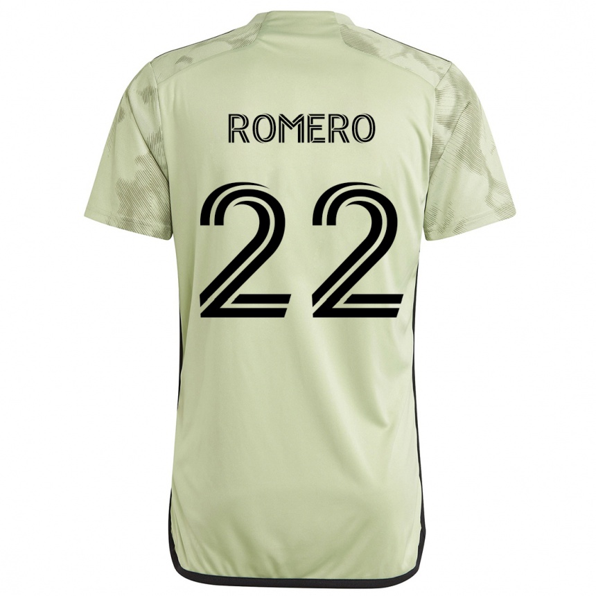 Kids Football Abraham Romero #22 Light Green Away Jersey 2024/25 T-Shirt Uk