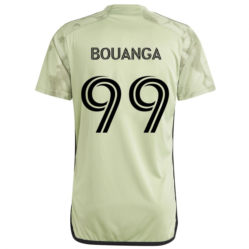 Kids Football Denis Bouanga #99 Light Green Away Jersey 2024/25 T-Shirt Uk