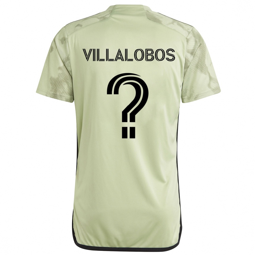 Kids Football Kristian Villalobos #0 Light Green Away Jersey 2024/25 T-Shirt Uk