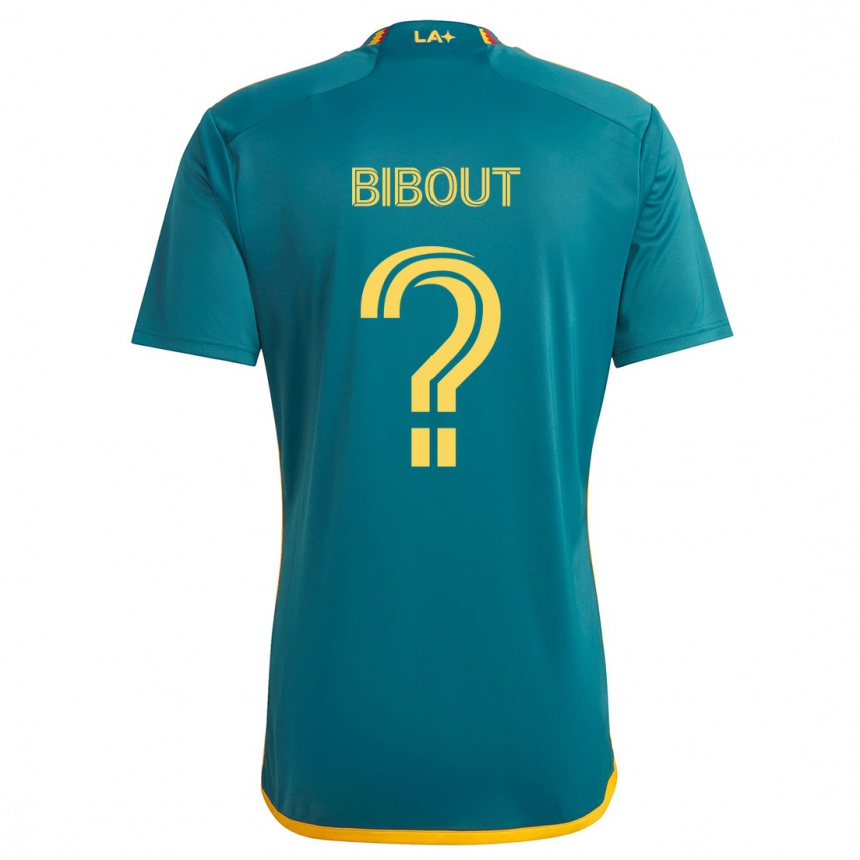 Kids Football Aaron Bibout #0 Green Yellow Away Jersey 2024/25 T-Shirt Uk