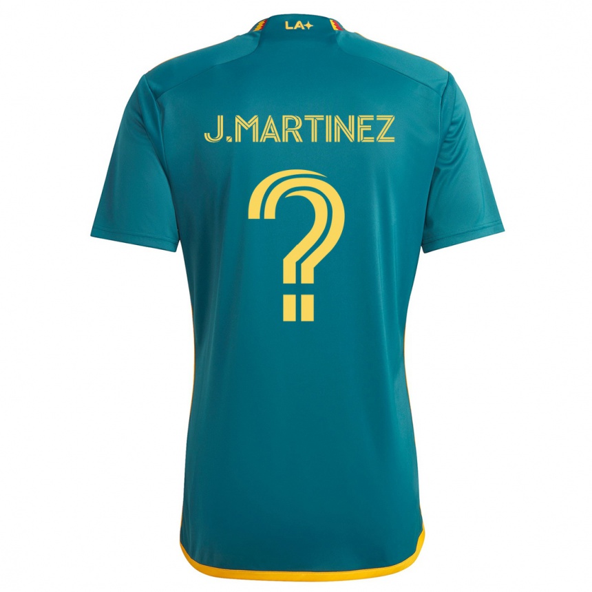 Kids Football Juan Martinez #0 Green Yellow Away Jersey 2024/25 T-Shirt Uk