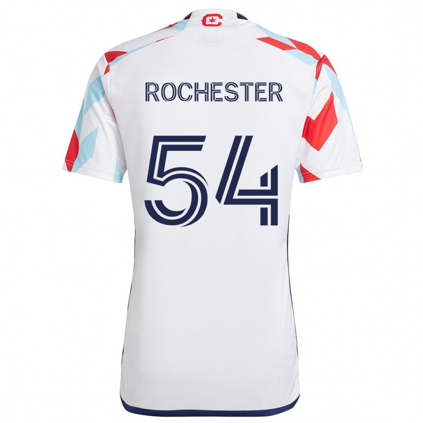 Kids Football Lamonth Rochester #54 White Red Blue Away Jersey 2024/25 T-Shirt Uk