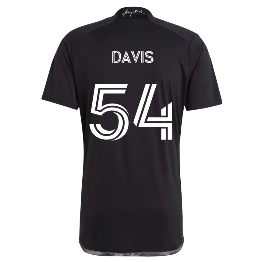 Kids Football Sean Davis #54 Black Away Jersey 2024/25 T-Shirt Uk