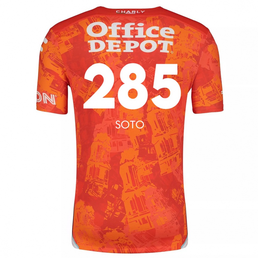 Kids Football Edwin Soto #285 Orange White Away Jersey 2024/25 T-Shirt Uk