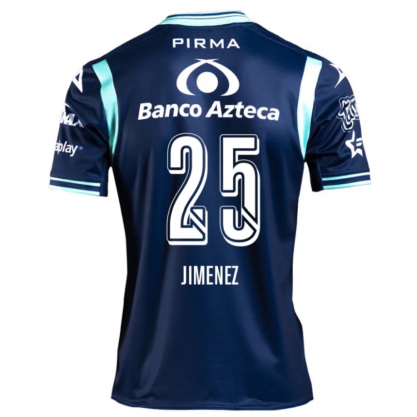 Kids Football Miguel Jiménez #25 Navy Blue Away Jersey 2024/25 T-Shirt Uk