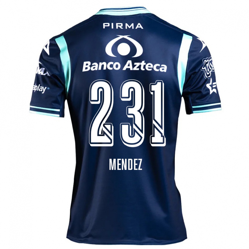 Kids Football Alejandro Méndez #231 Navy Blue Away Jersey 2024/25 T-Shirt Uk