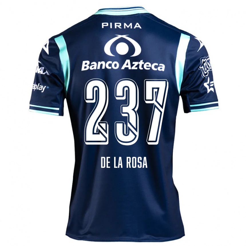 Kids Football Álvaro De La Rosa #237 Navy Blue Away Jersey 2024/25 T-Shirt Uk