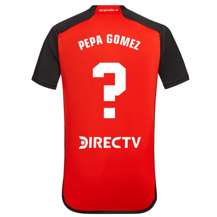 Kids Football Romina Celeste Gómez #0 Red Black White Away Jersey 2024/25 T-Shirt Uk