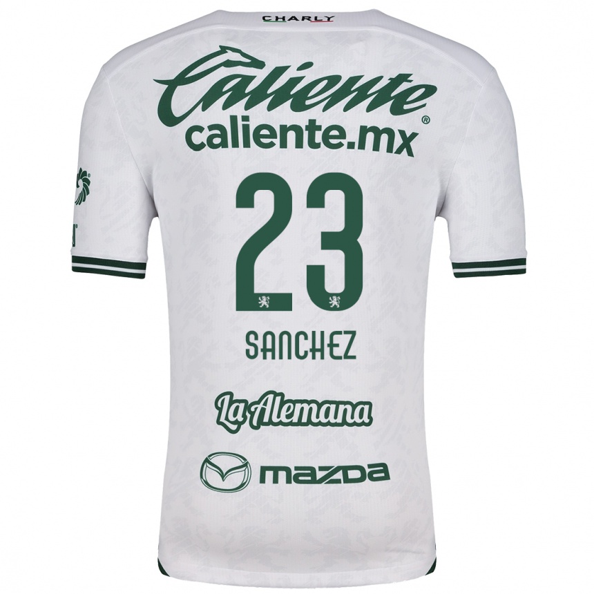 Kids Football Borja Sánchez #23 White Green Away Jersey 2024/25 T-Shirt Uk