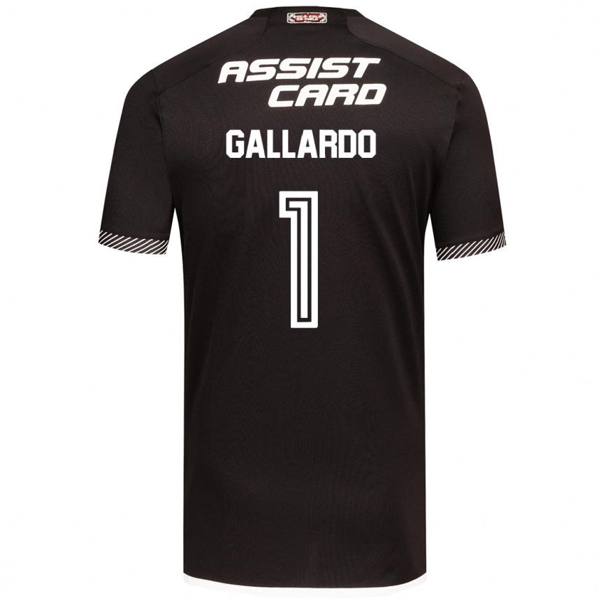 Kids Football Alexia Gallardo #1 Black White Away Jersey 2024/25 T-Shirt Uk