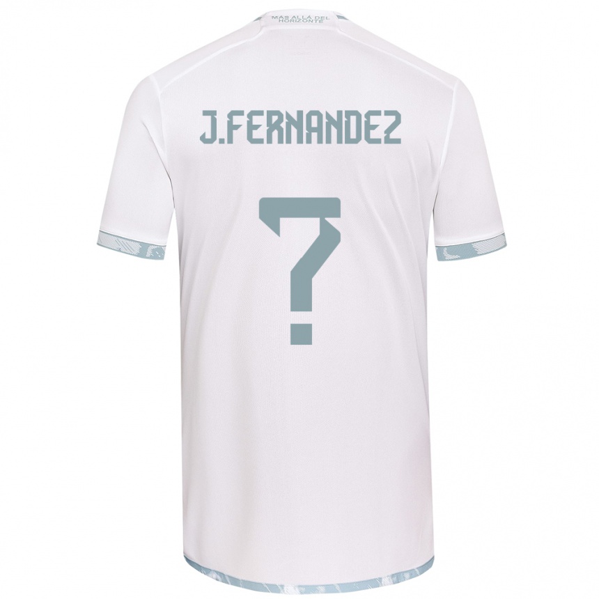 Kids Football José Matías Fernández #0 White Grey Away Jersey 2024/25 T-Shirt Uk