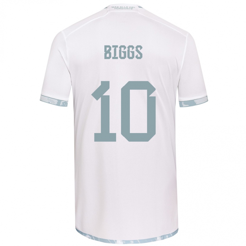 Kids Football Nicole Denise Fajre Biggs #10 White Grey Away Jersey 2024/25 T-Shirt Uk