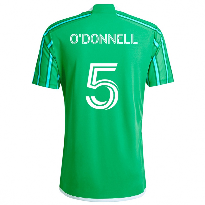 Men Football Kristina O'donnell #5 Green White Home Jersey 2024/25 T-Shirt Uk