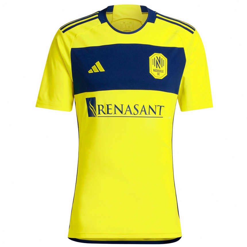 Men Football Aníbal Godoy #20 Yellow Blue Home Jersey 2024/25 T-Shirt Uk