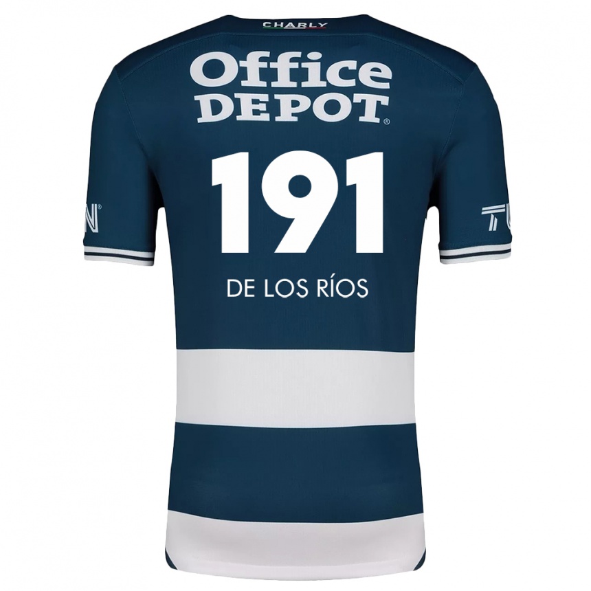 Men Football Sergio De Los Ríos #191 Blue White Home Jersey 2024/25 T-Shirt Uk