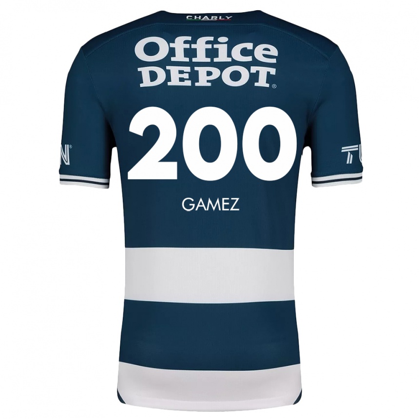 Men Football Sergio Gámez #200 Blue White Home Jersey 2024/25 T-Shirt Uk