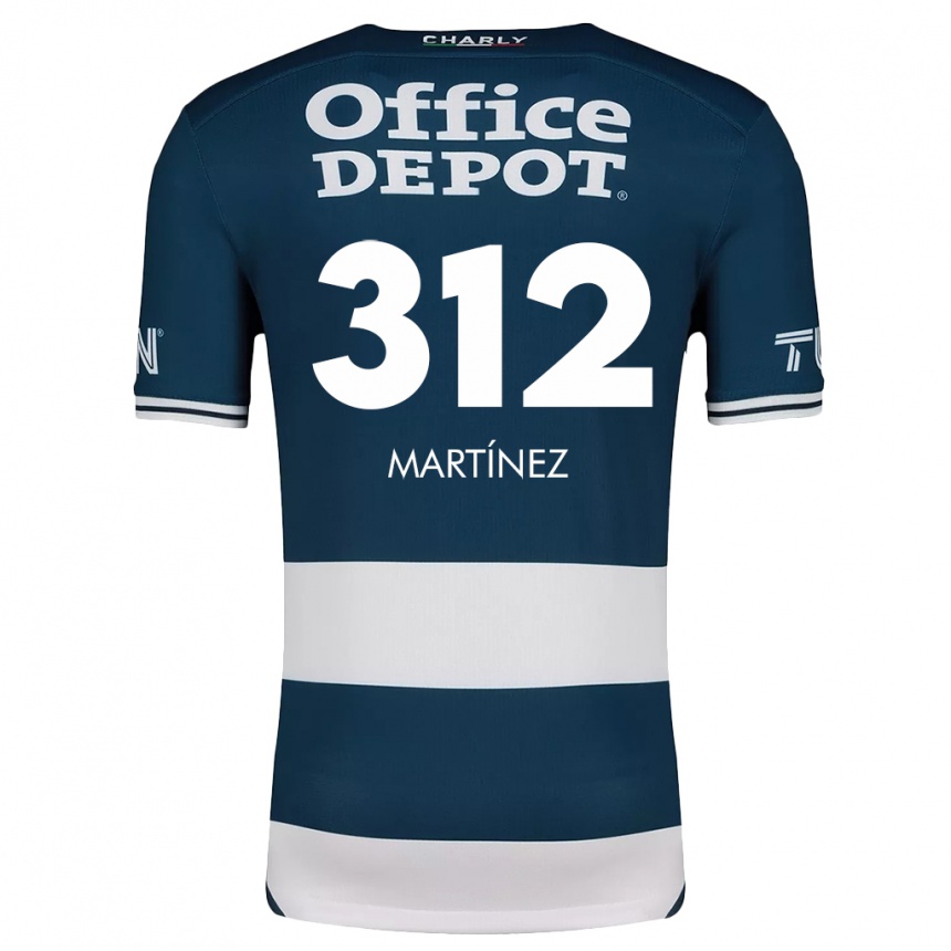 Men Football Ulises Martínez #312 Blue White Home Jersey 2024/25 T-Shirt Uk