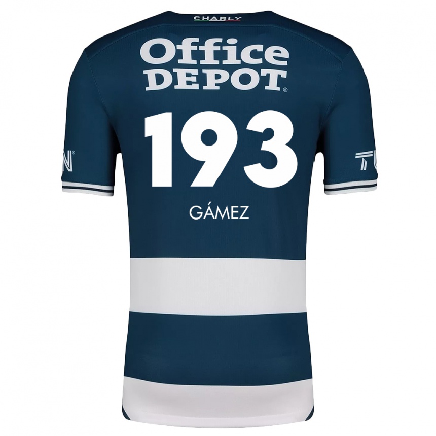 Men Football Juan Gámez #193 Blue White Home Jersey 2024/25 T-Shirt Uk