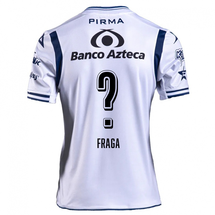 Men Football Miguel Fraga #0 White Navy Blue Home Jersey 2024/25 T-Shirt Uk