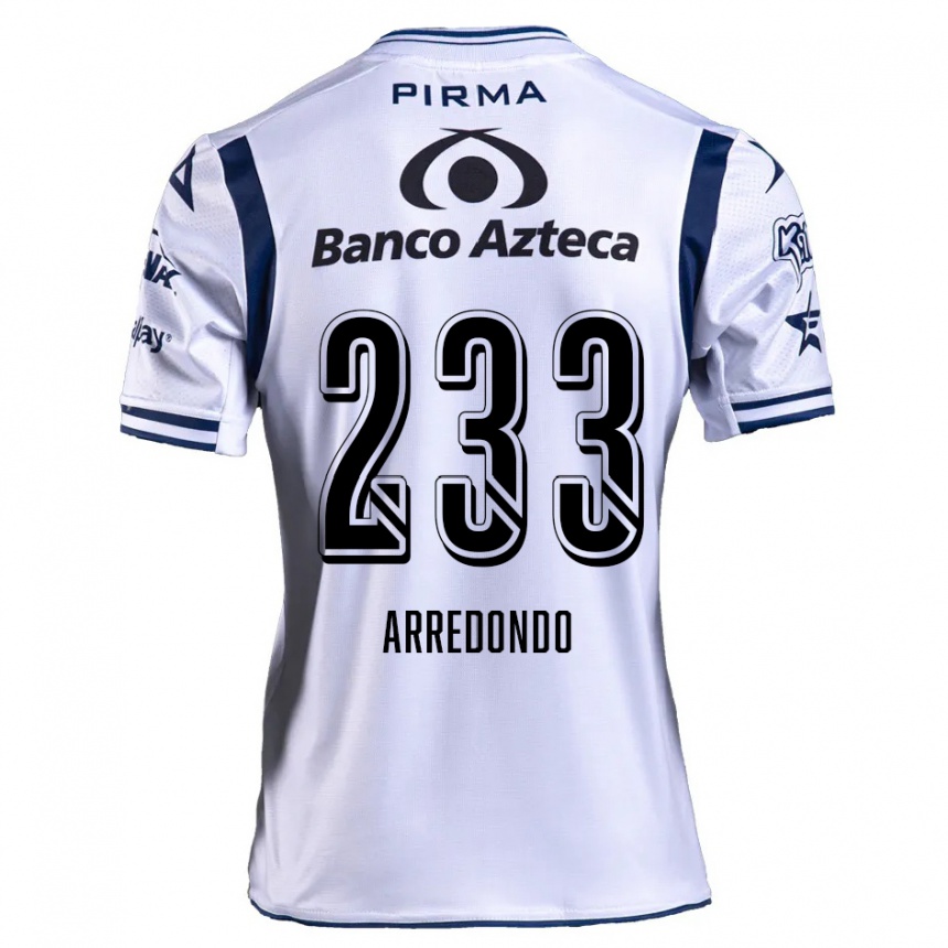 Men Football Ángel Arredondo #233 White Navy Blue Home Jersey 2024/25 T-Shirt Uk