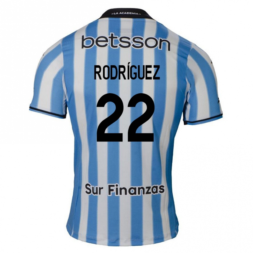 Men Football Baltasar Rodríguez #22 Blue White Black Home Jersey 2024/25 T-Shirt Uk