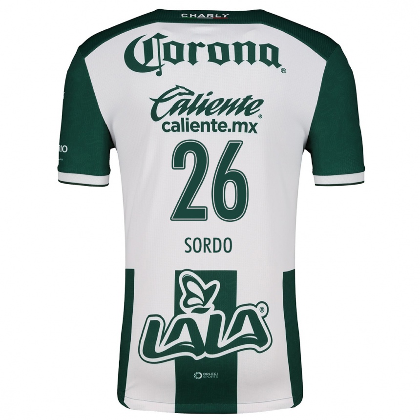 Men Football Ramiro Sordo #26 Green White Home Jersey 2024/25 T-Shirt Uk