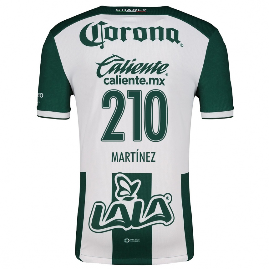 Men Football André Martínez #210 Green White Home Jersey 2024/25 T-Shirt Uk