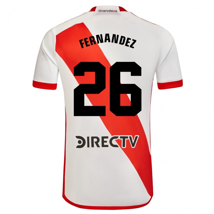 Men Football Nacho Fernández #26 White Red Home Jersey 2024/25 T-Shirt Uk