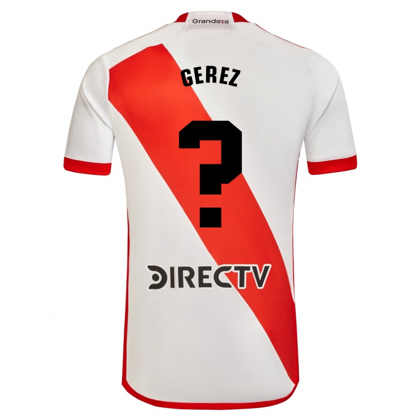 Men Football Dylan Gerez #0 White Red Home Jersey 2024/25 T-Shirt Uk