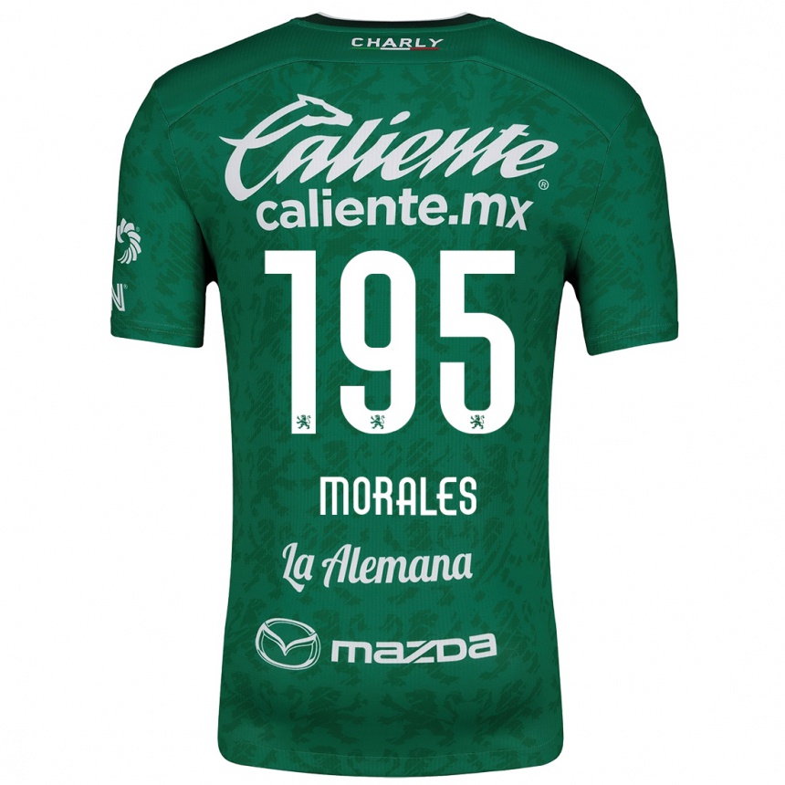 Men Football Daniel Morales #195 Green White Home Jersey 2024/25 T-Shirt Uk