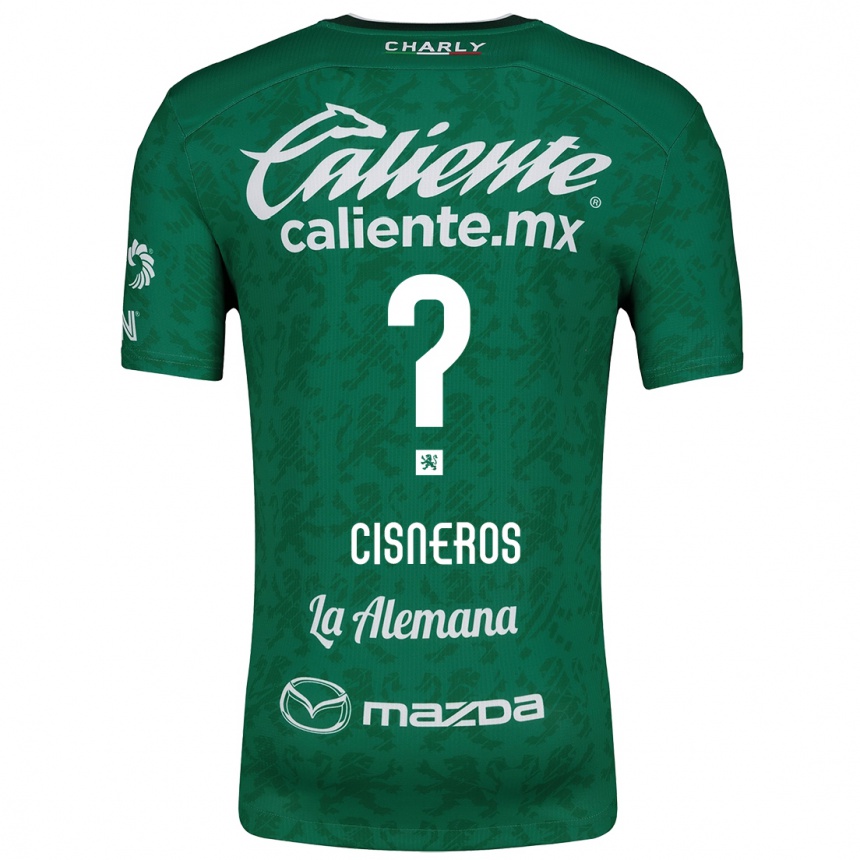 Men Football Santiago Cisneros #0 Green White Home Jersey 2024/25 T-Shirt Uk