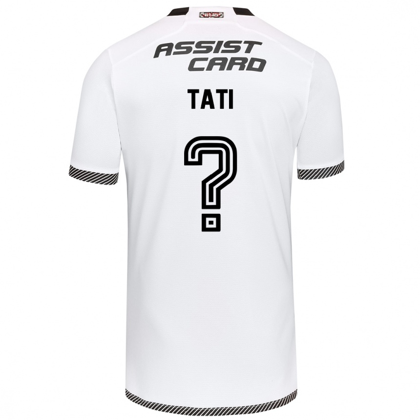 Men Football David Tati #0 White Black Home Jersey 2024/25 T-Shirt Uk