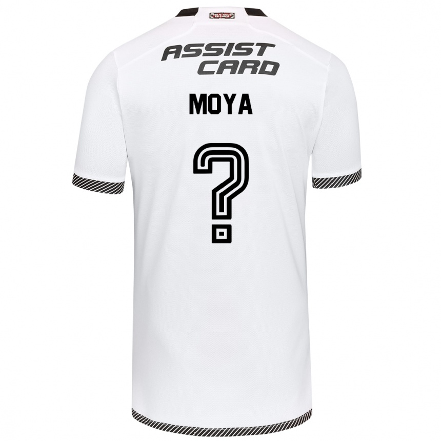 Men Football Matías Moya #0 White Black Home Jersey 2024/25 T-Shirt Uk