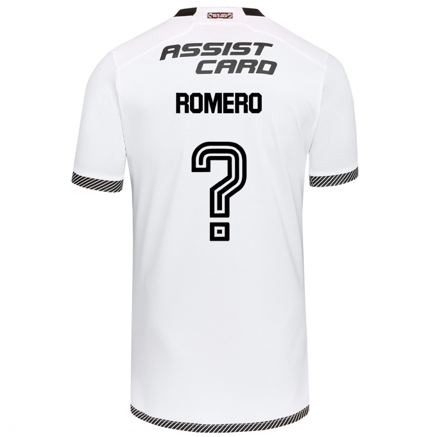 Men Football Enzo Romero #0 White Black Home Jersey 2024/25 T-Shirt Uk