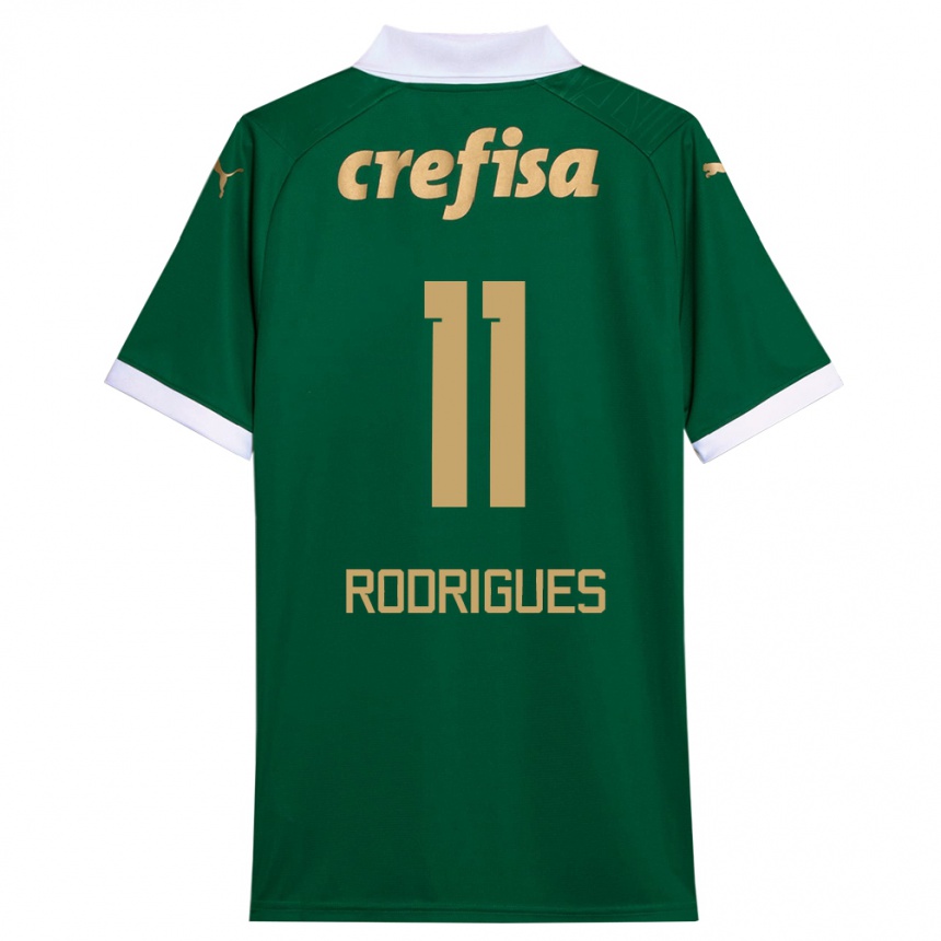 Men Football Bruno Rodrigues #11 Green White Home Jersey 2024/25 T-Shirt Uk